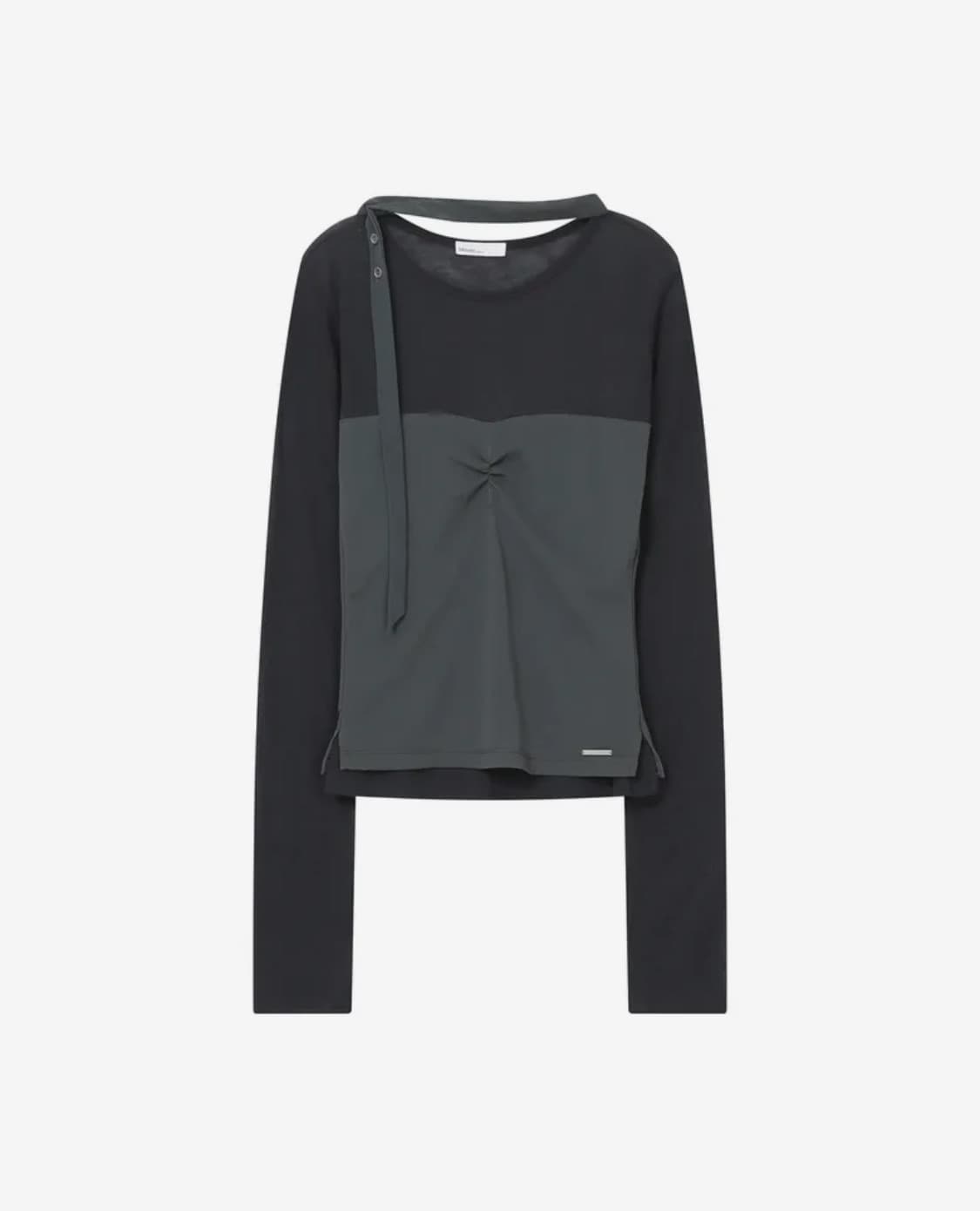 미세키서울 Sheer layered scarf long sleeves 상품이미지2