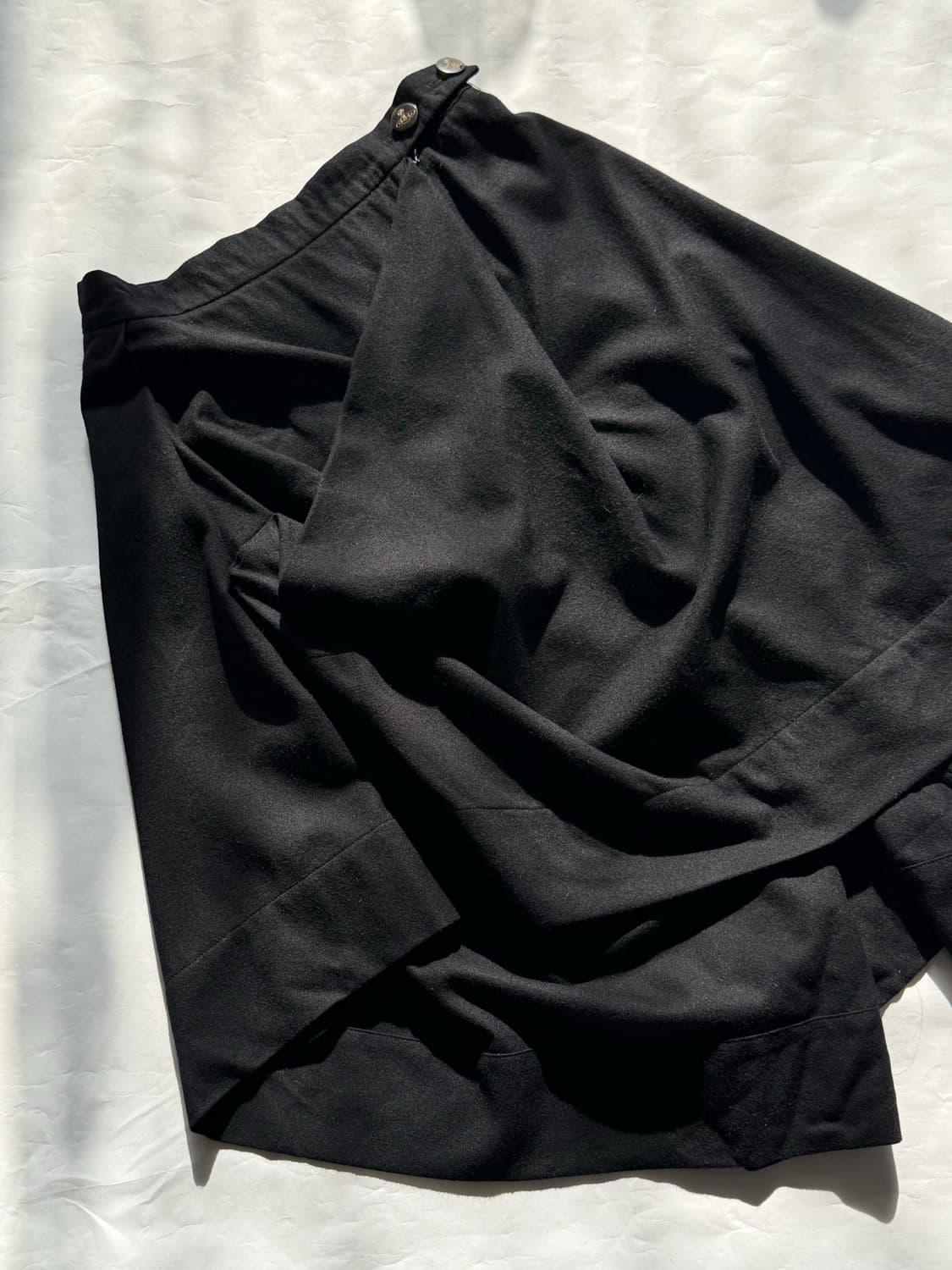 비비안웨스트우드 캐시미어 언밸런스 스커트 38 상품이미지2