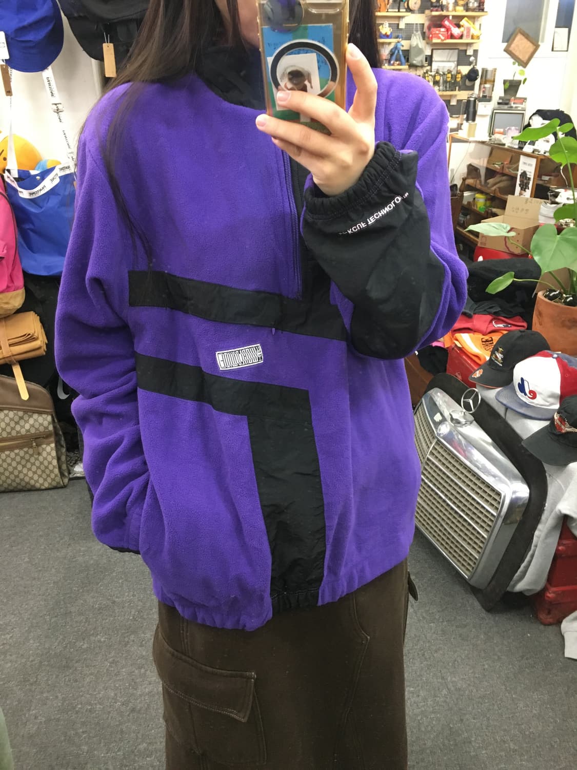 Huf 허프 플리스 하프집업 상품이미지1