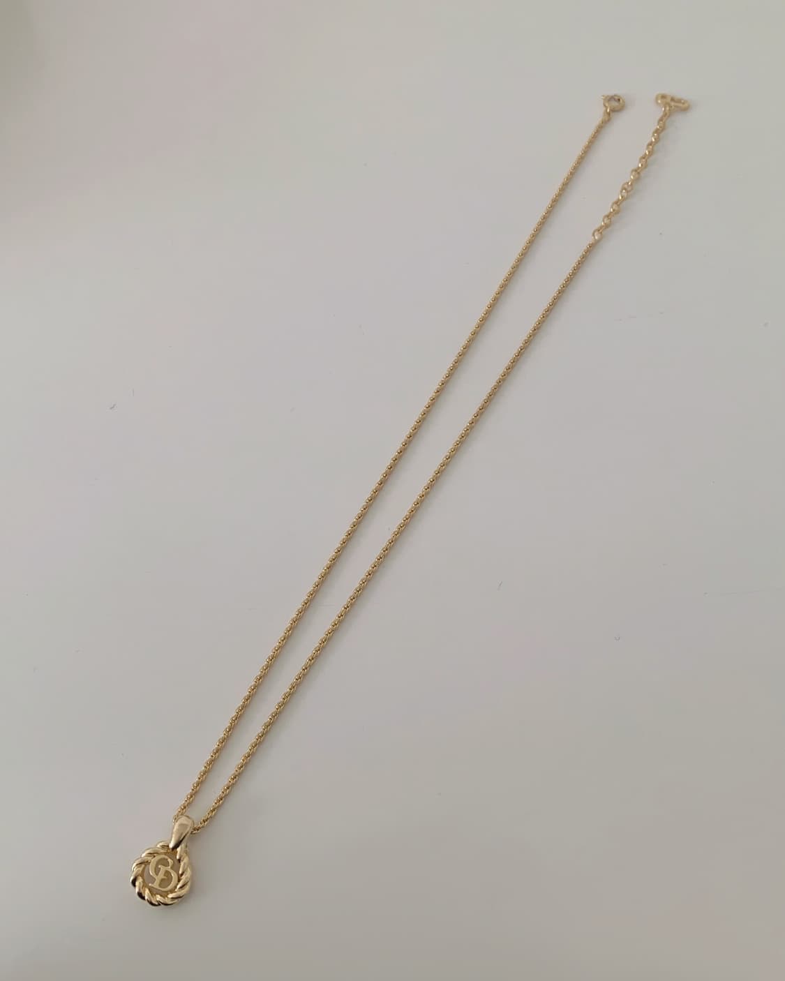 [ 디올 ] 빈티지 디올 로고 목걸이 상품이미지8