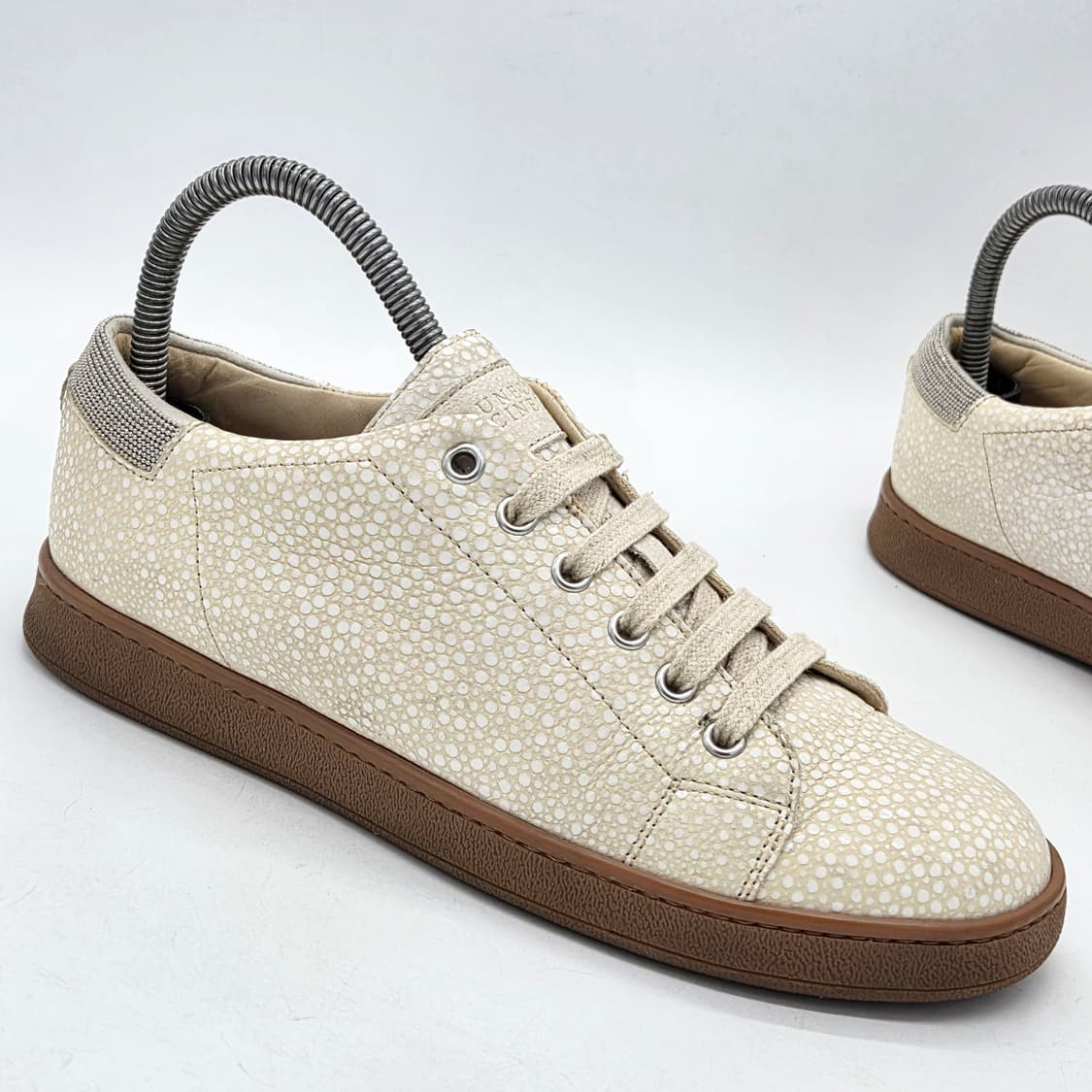 브루넬로쿠치넬리 우먼스 로우탑 스니커즈 베이지 (38) 상품이미지5