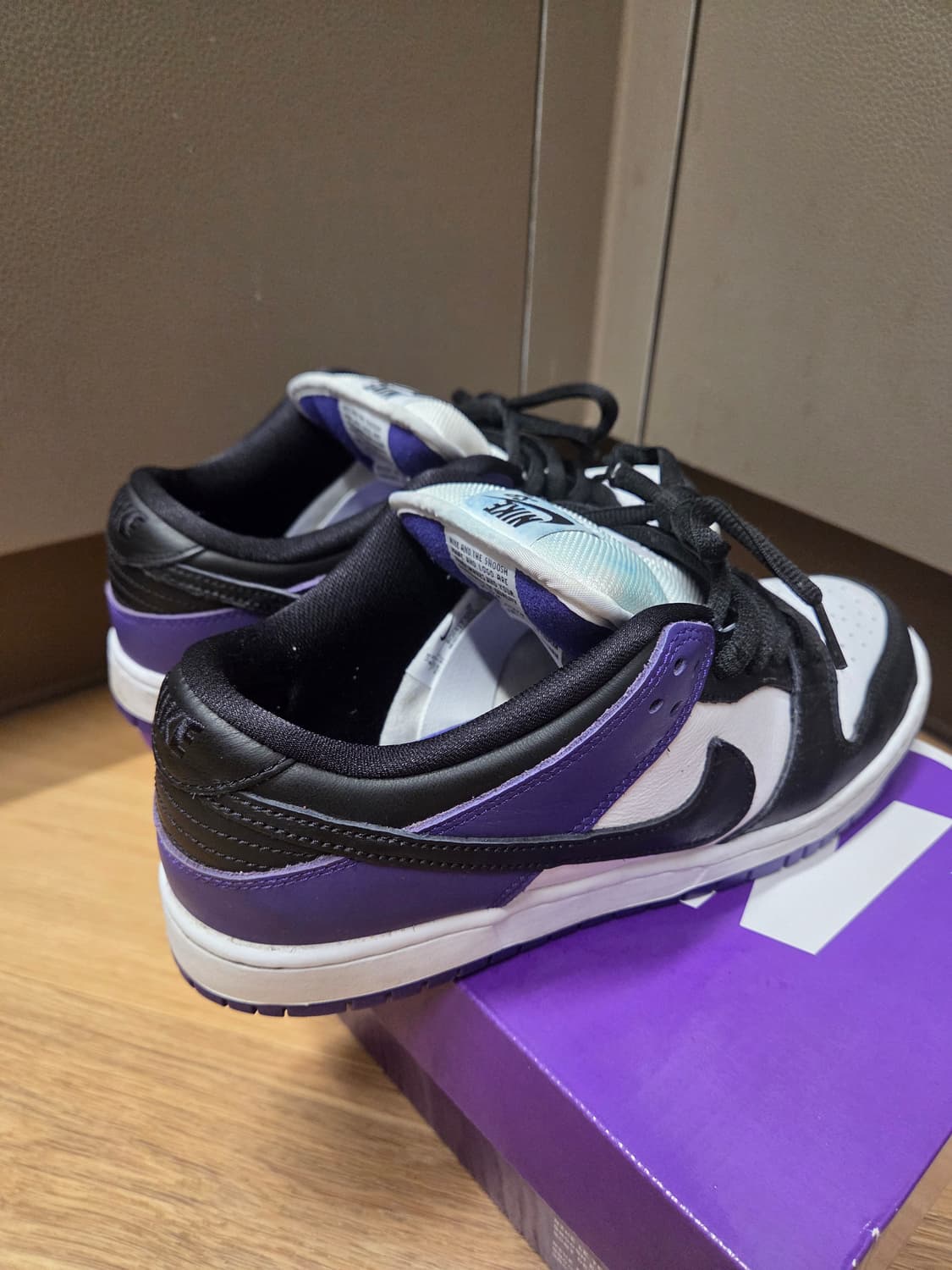 나이키 SB 덩크 로우 '코트 퍼플' (265) 상품이미지4