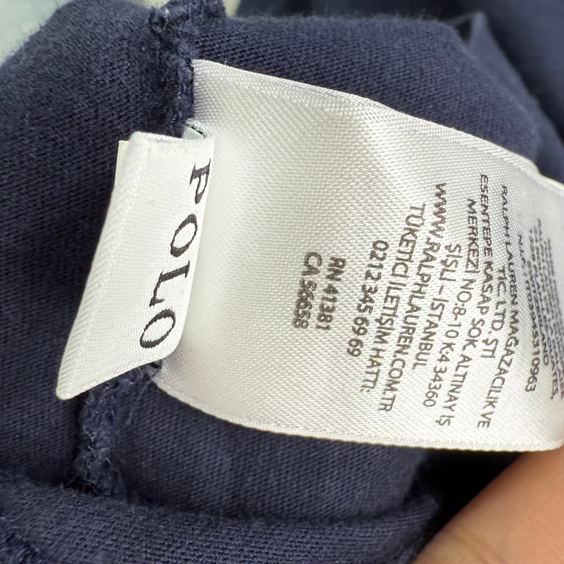 [L] 폴로 네이비 반팔 티셔츠 상품이미지7