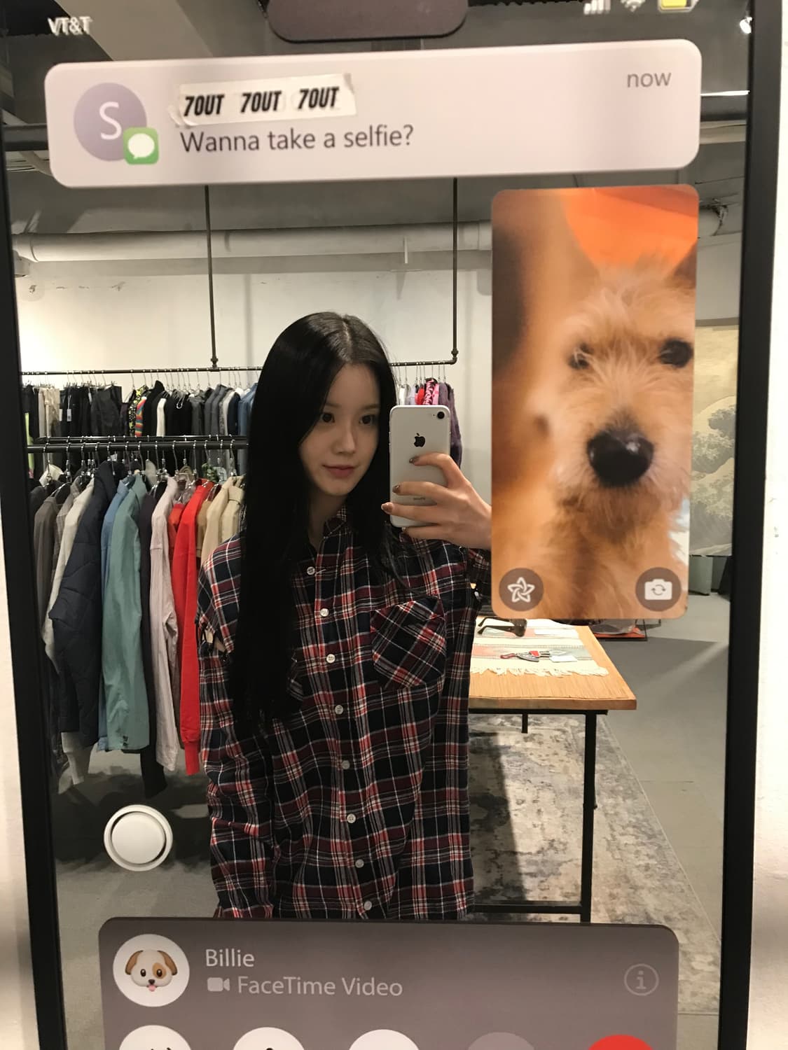 스투시 STUSSY Cut-Out Shoulder Plaid Shirt 상품이미지1