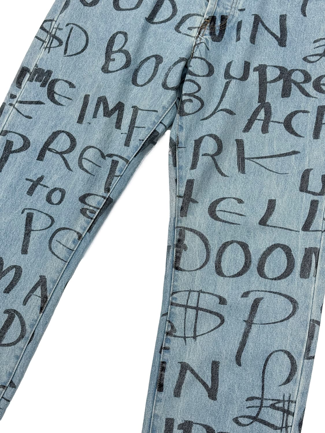 슈프림 블랙 아크 레귤러 진 블루 상품이미지5