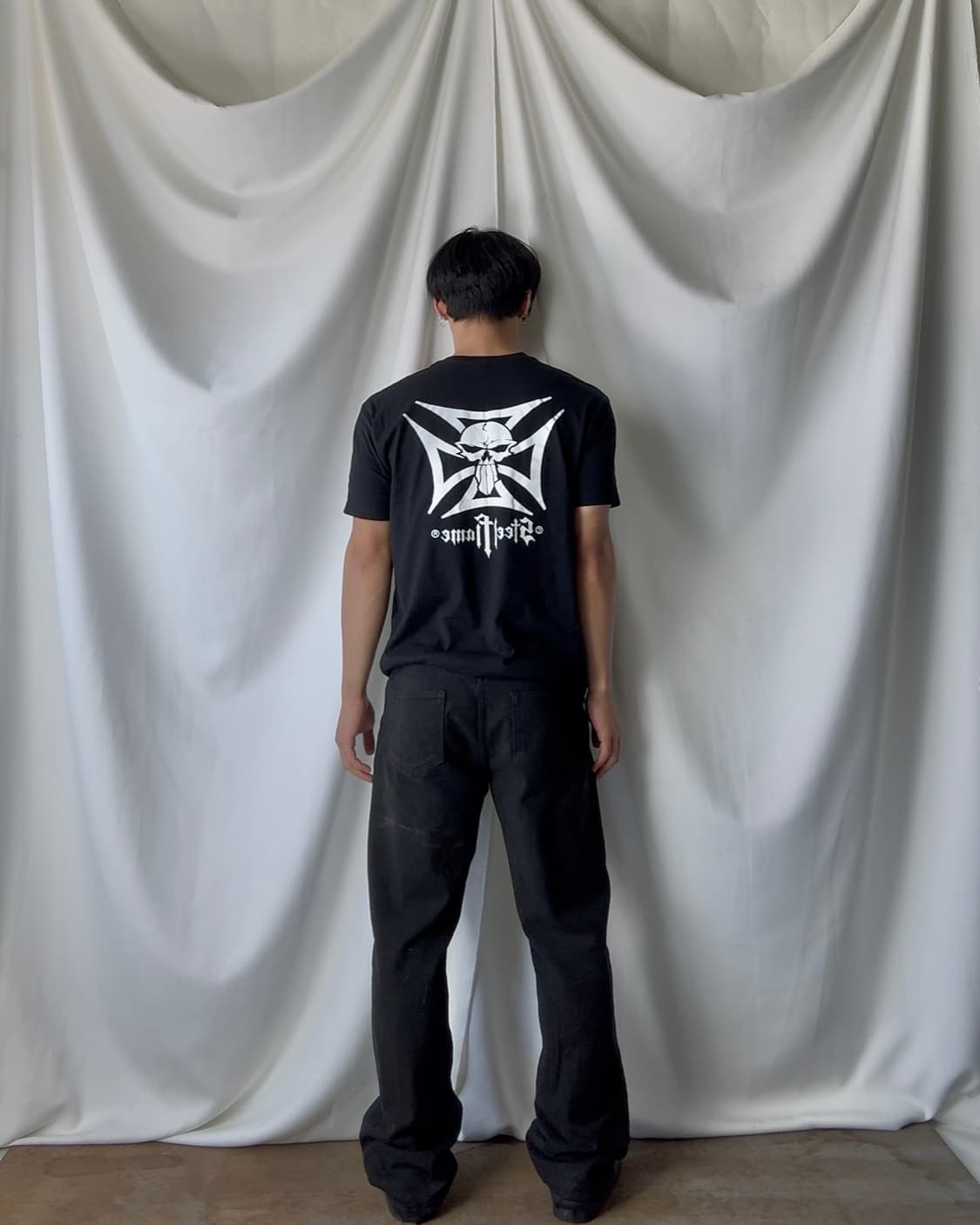 next level apparel 넥스트레벨어패럴 해골 프린팅 반팔 상품이미지2