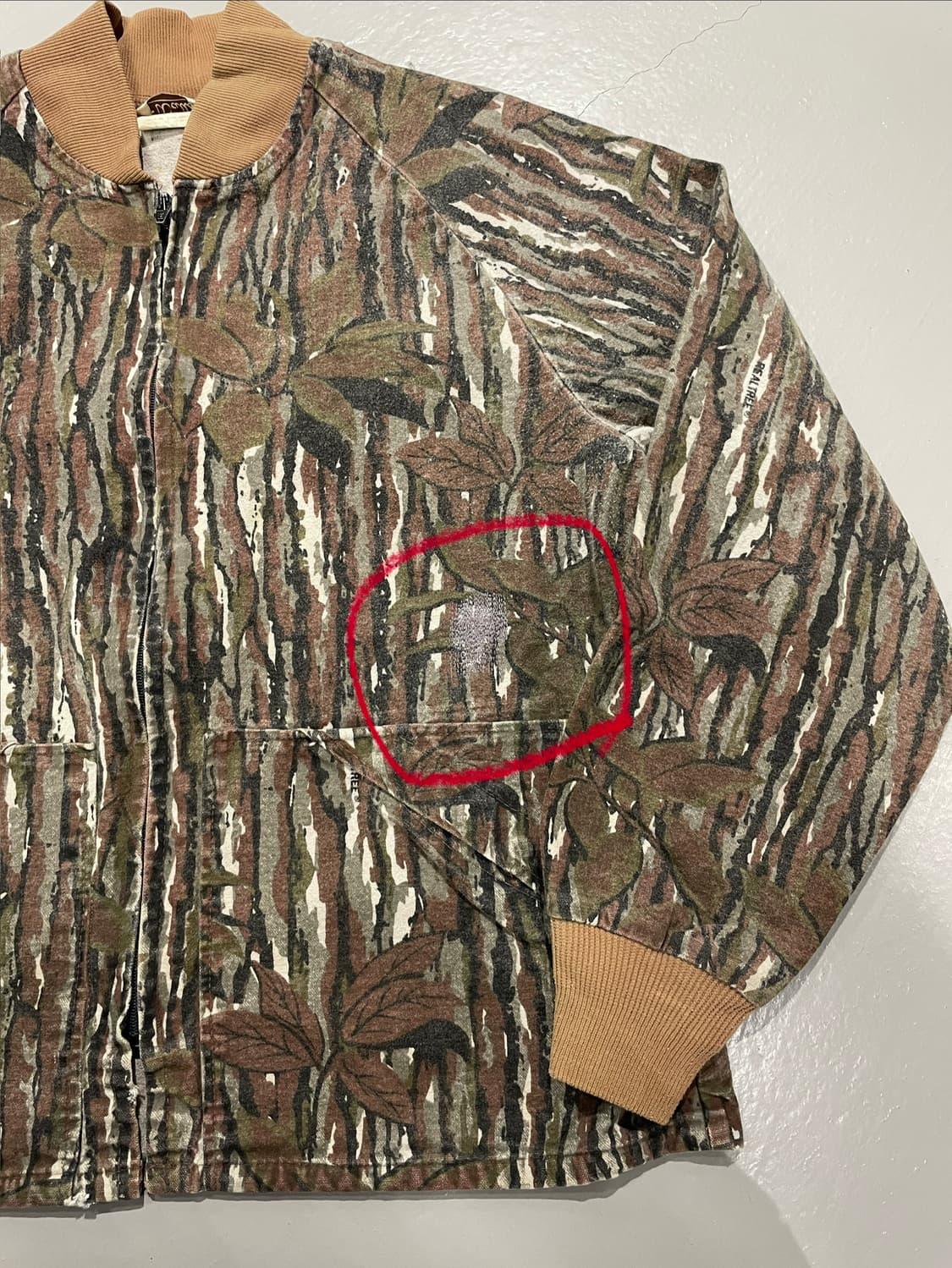 80-90‘s wallo made in usa 리얼트리 워크 자켓 상품이미지10