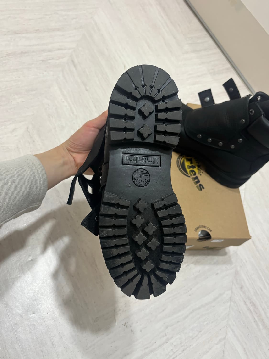 팀버랜드 6인치 블랙 새상품 상품이미지4