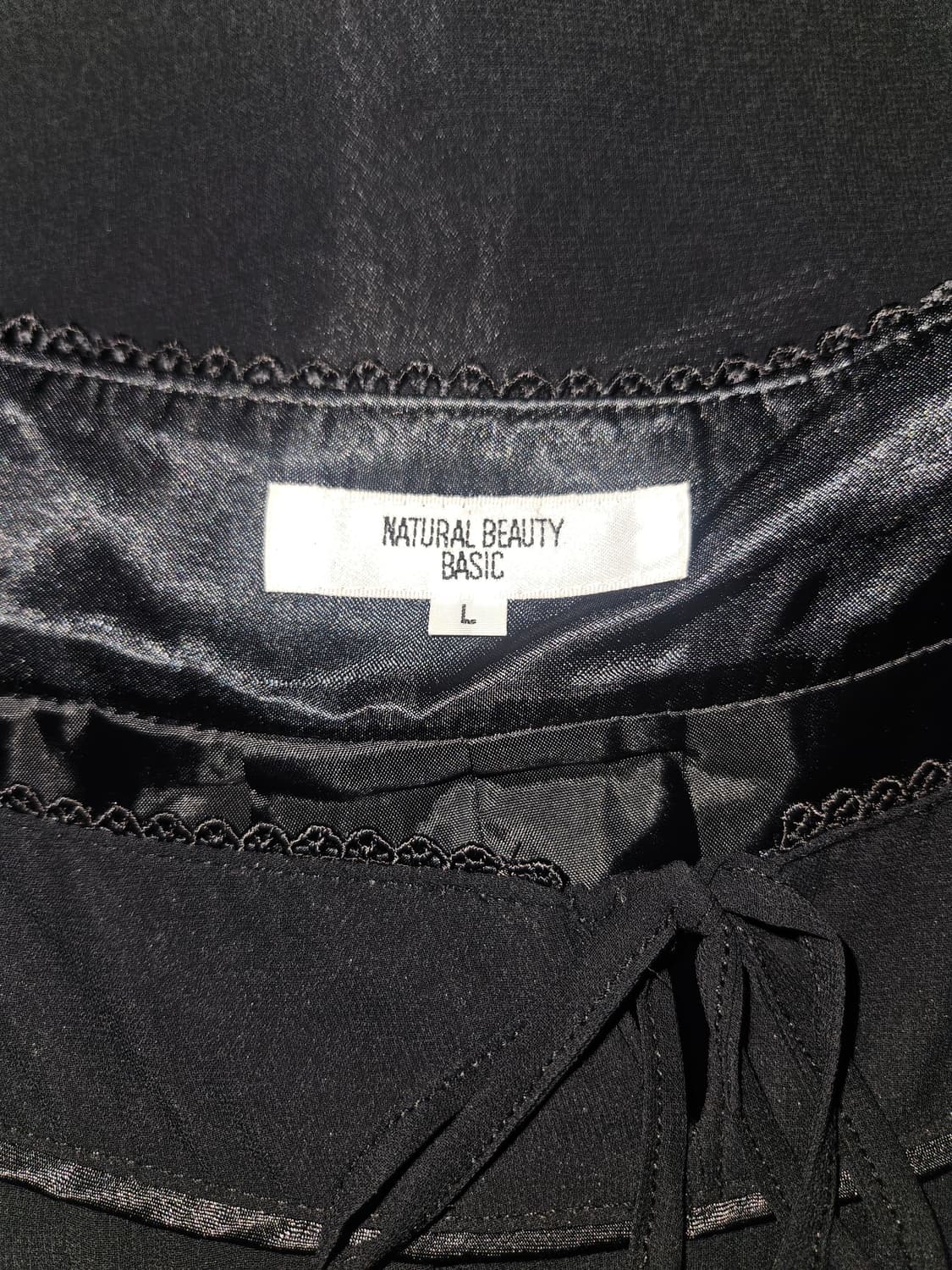 natural beauty 공겜여주🖤 빈티지 쉬폰 레이스 드레스 상품이미지6