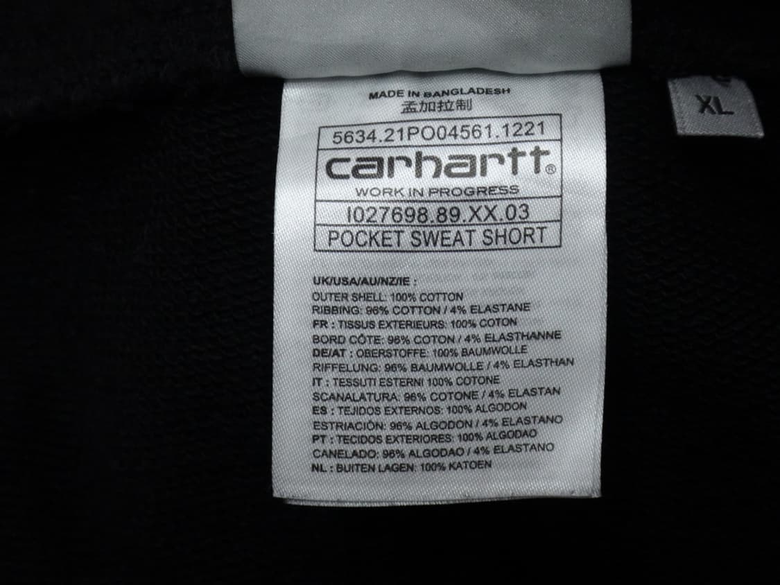 (38인치) Carhartt WIP POCKET SWEAT SHORT 상품이미지8