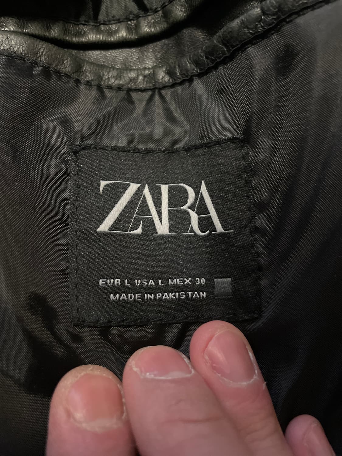 ZARA 자라 웨스턴 무드 램스킨 양가죽 레더 자켓 상품이미지7