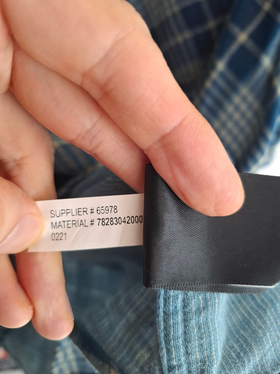 XL RRL 더블알엘 인디고 플래드 더블페이스 블루 체크 반팔 셔츠 상품이미지6