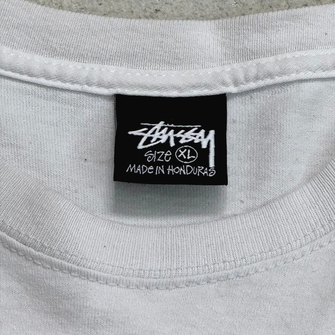 STUSSY 윙스팬 반팔 티 화이트 XL 상품이미지5