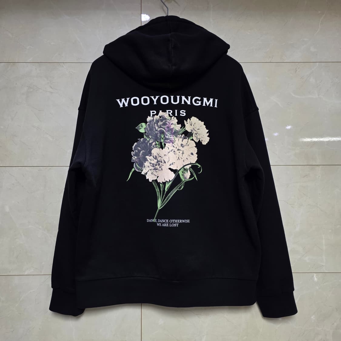 {클로젯}[48][새상품급]우영미 플라워 백로고 후드티 상품이미지1
