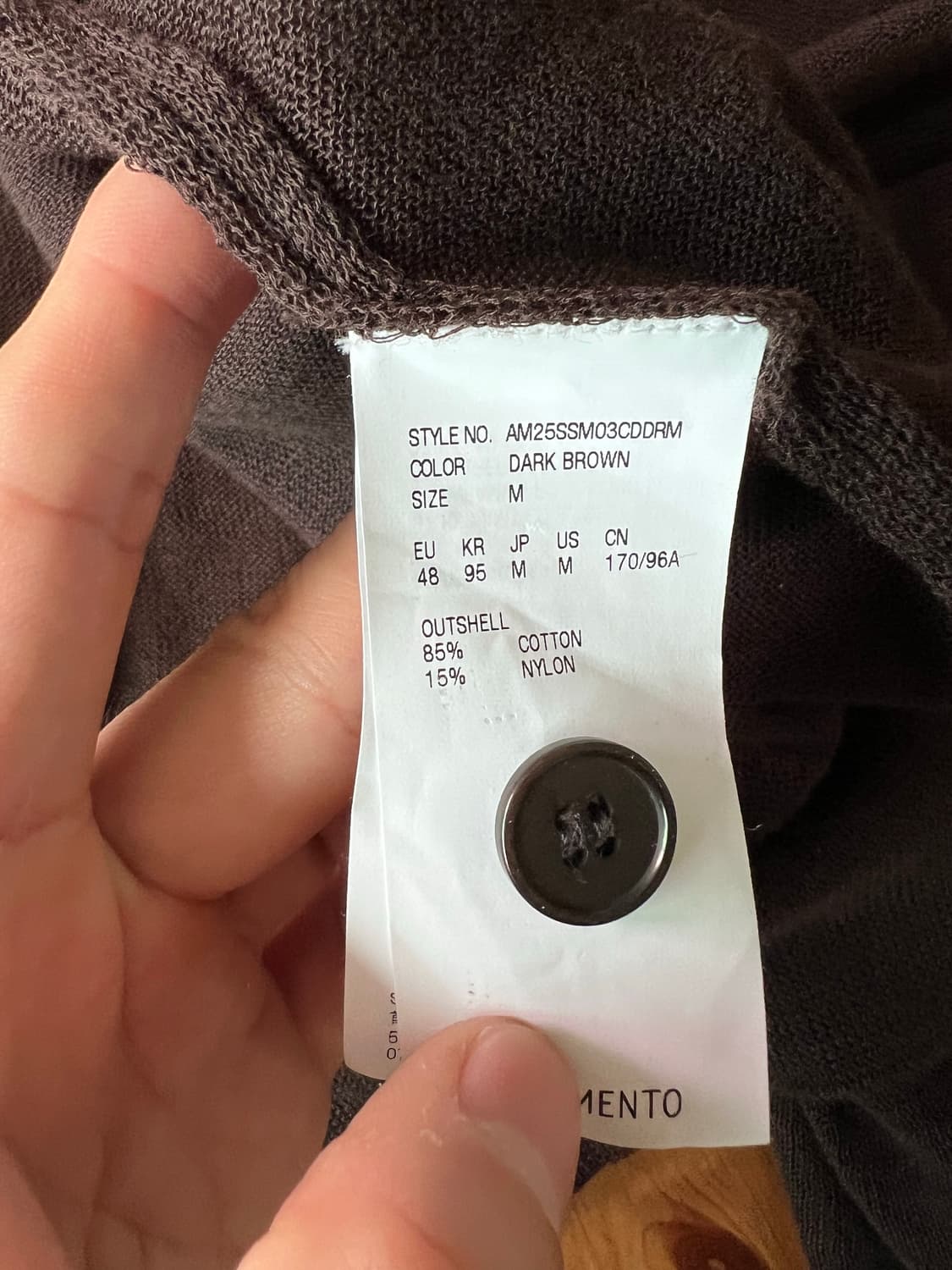 아모멘토 시어 라운드 가디건 상품이미지6