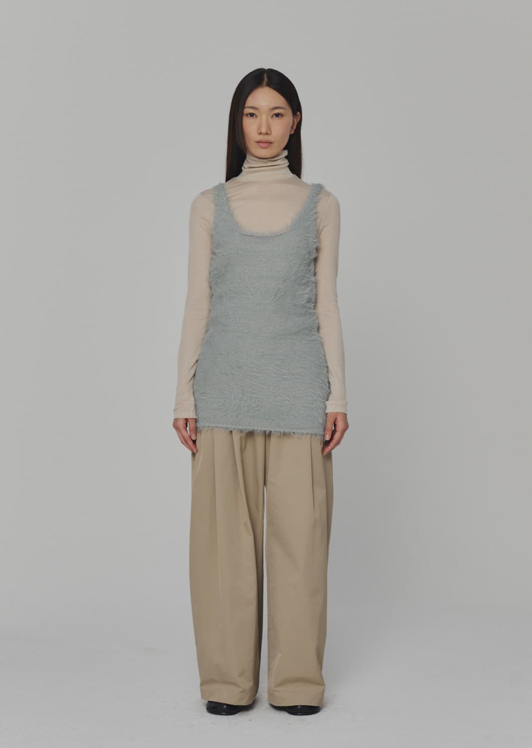 아모멘토 Shaggy Kint Dress 상품이미지1