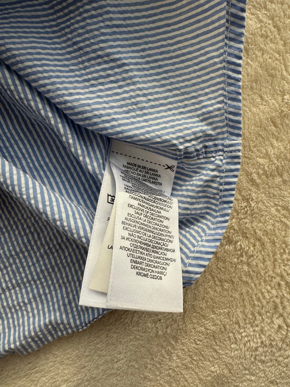 폴로 시어서커 스트리이프 셔츠 상품이미지6