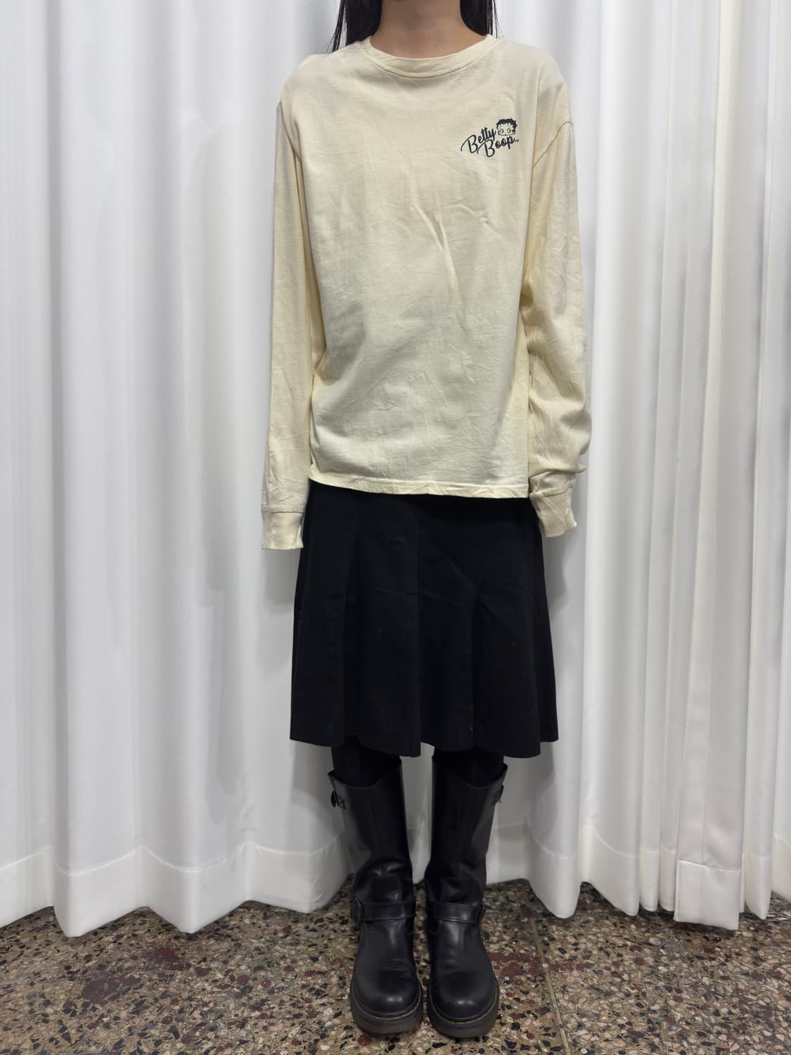 betty boop printing longsleeve 상품이미지3