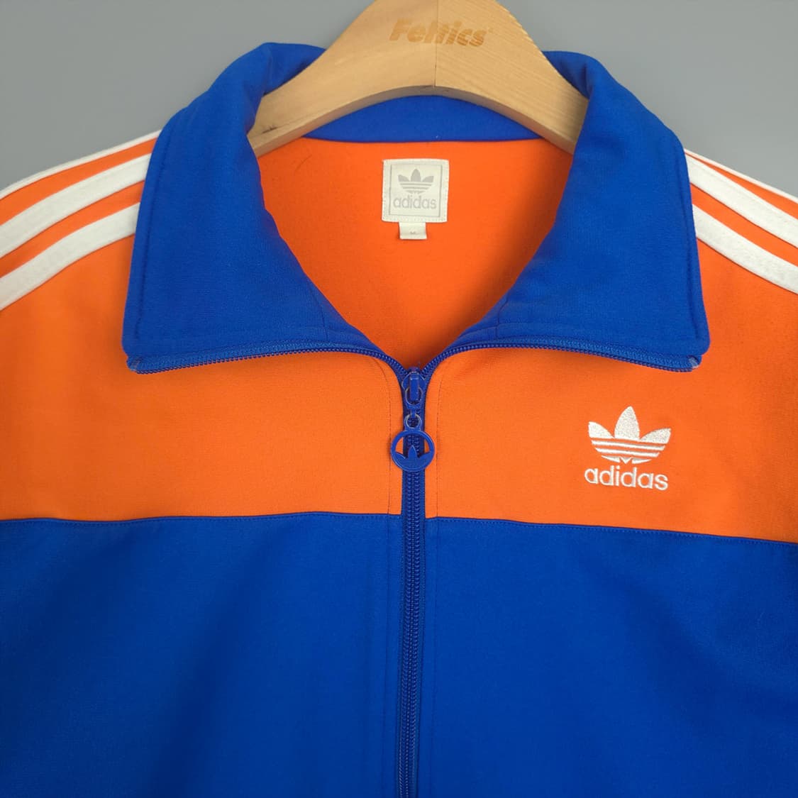 남성용 아디다스 adidas 삼선 배색 트랙탑 M 상품이미지3