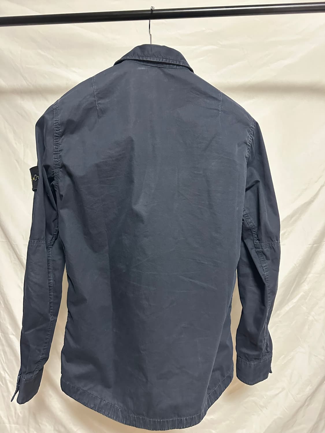 스톤아일랜드 올드이펙트 오버셔츠 네이비 (S) 상품이미지2