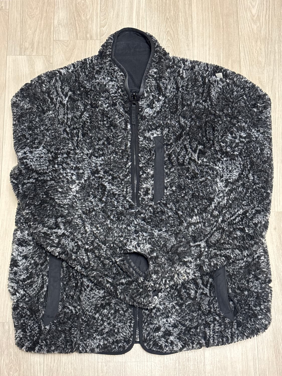 fetch sunday 리버시블 후리스 뱀피 상품이미지1