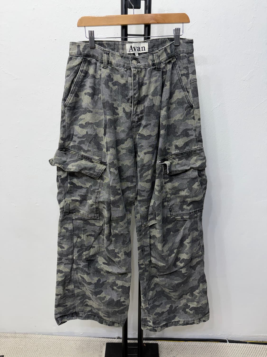 정품) Avan 아반 카고 바지 밀리터리 카고팬츠 30-31 상품이미지1