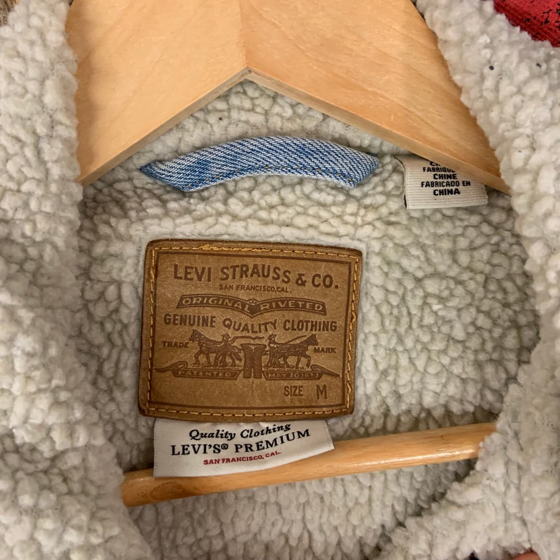 리바이스 양털 쉐르파 트러커 상품이미지6