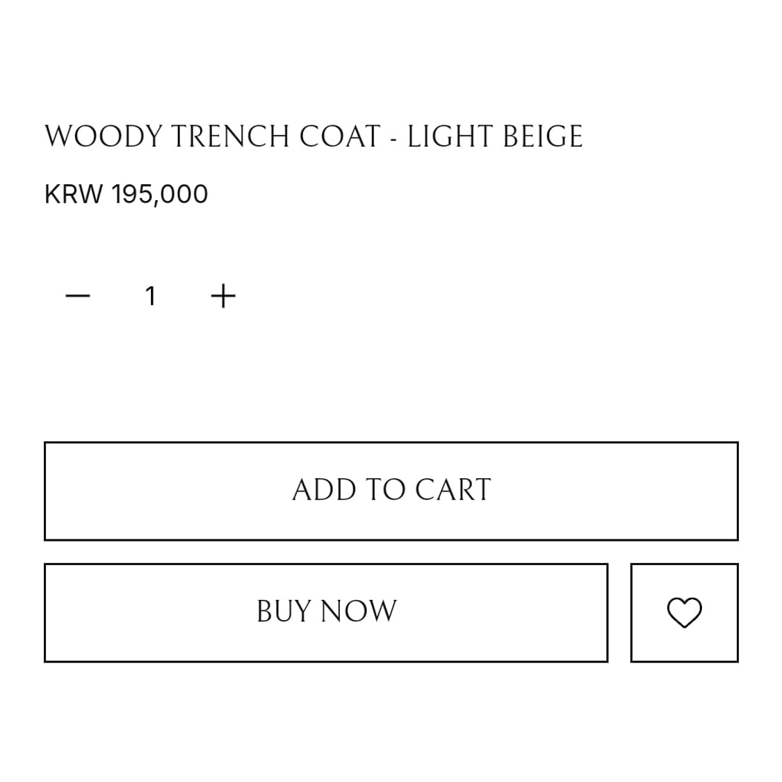 포에토(FOETO) 우디 트렌치코트 프리사이즈 새상품 상품이미지3