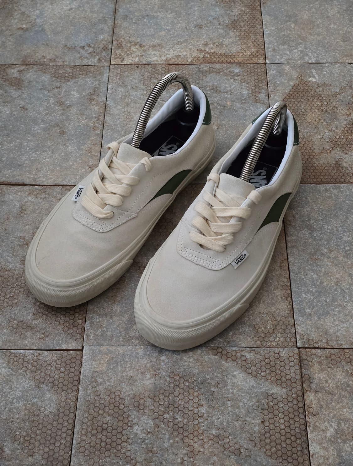 (260)반스 에이서 엔아이 sp 화이트 그린 상품이미지1