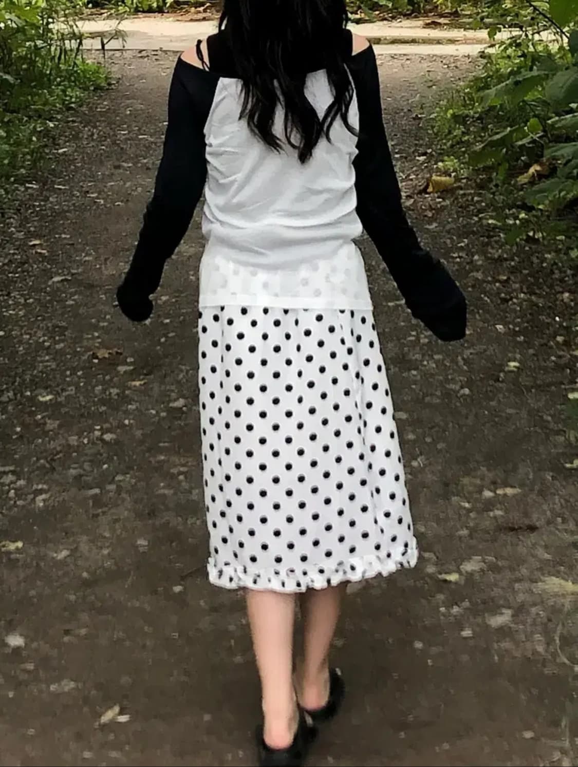 아워캐비넷 polka dot skirt 도트 스커트 상품이미지2