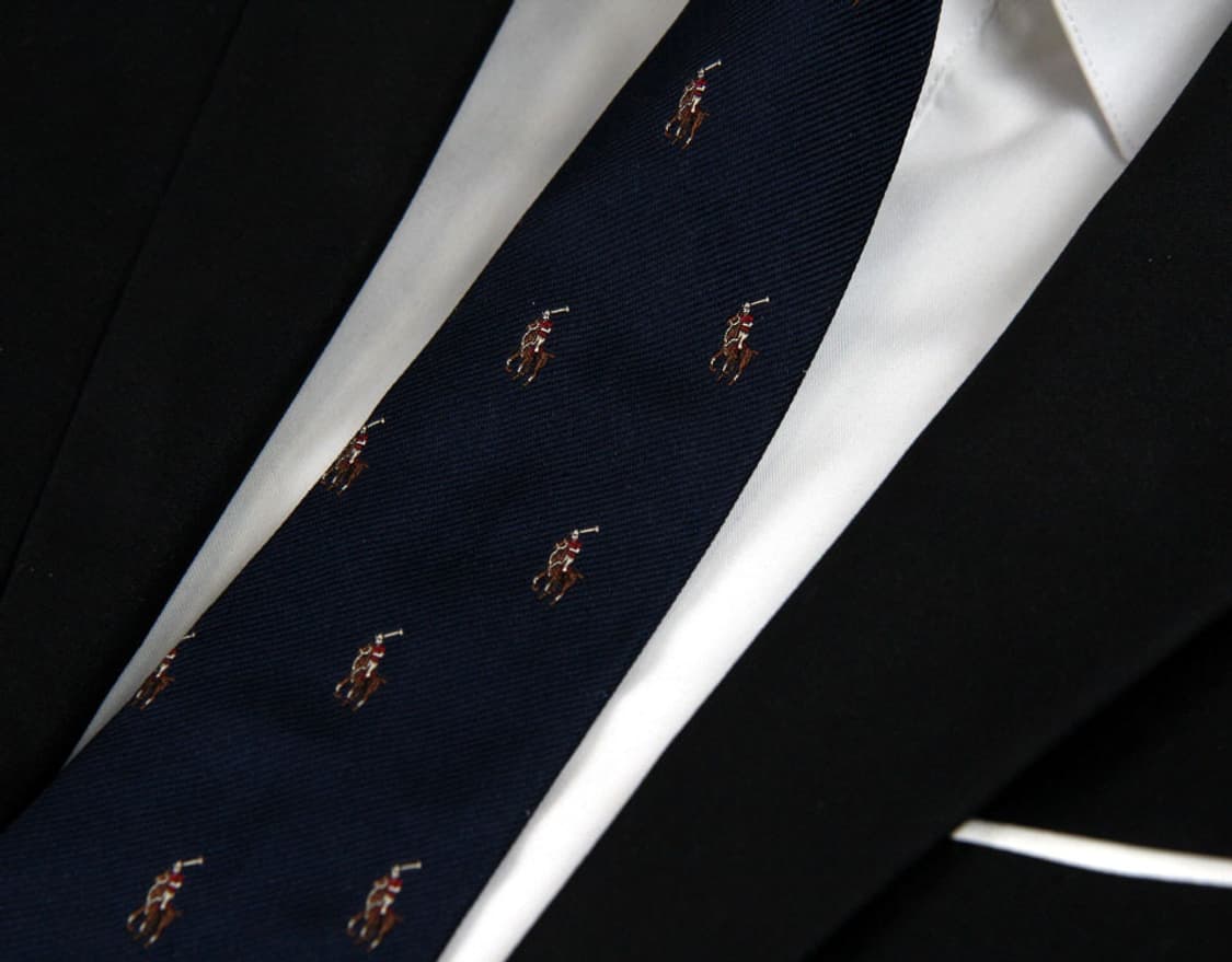 폴로 포니 8.2cm 미사용 랄프로렌 이태리 남자 명품 넥타이 상품이미지5