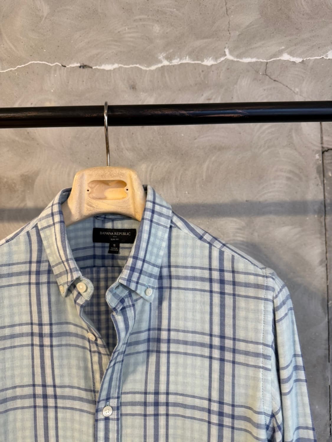 바나나 리퍼블릭 버튼다운 셔츠 슬림100 상품이미지4