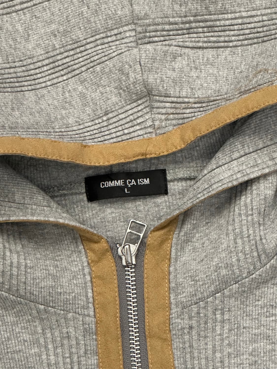 L)Comme Ca Ism vintage 배색 후드집업 상품이미지5