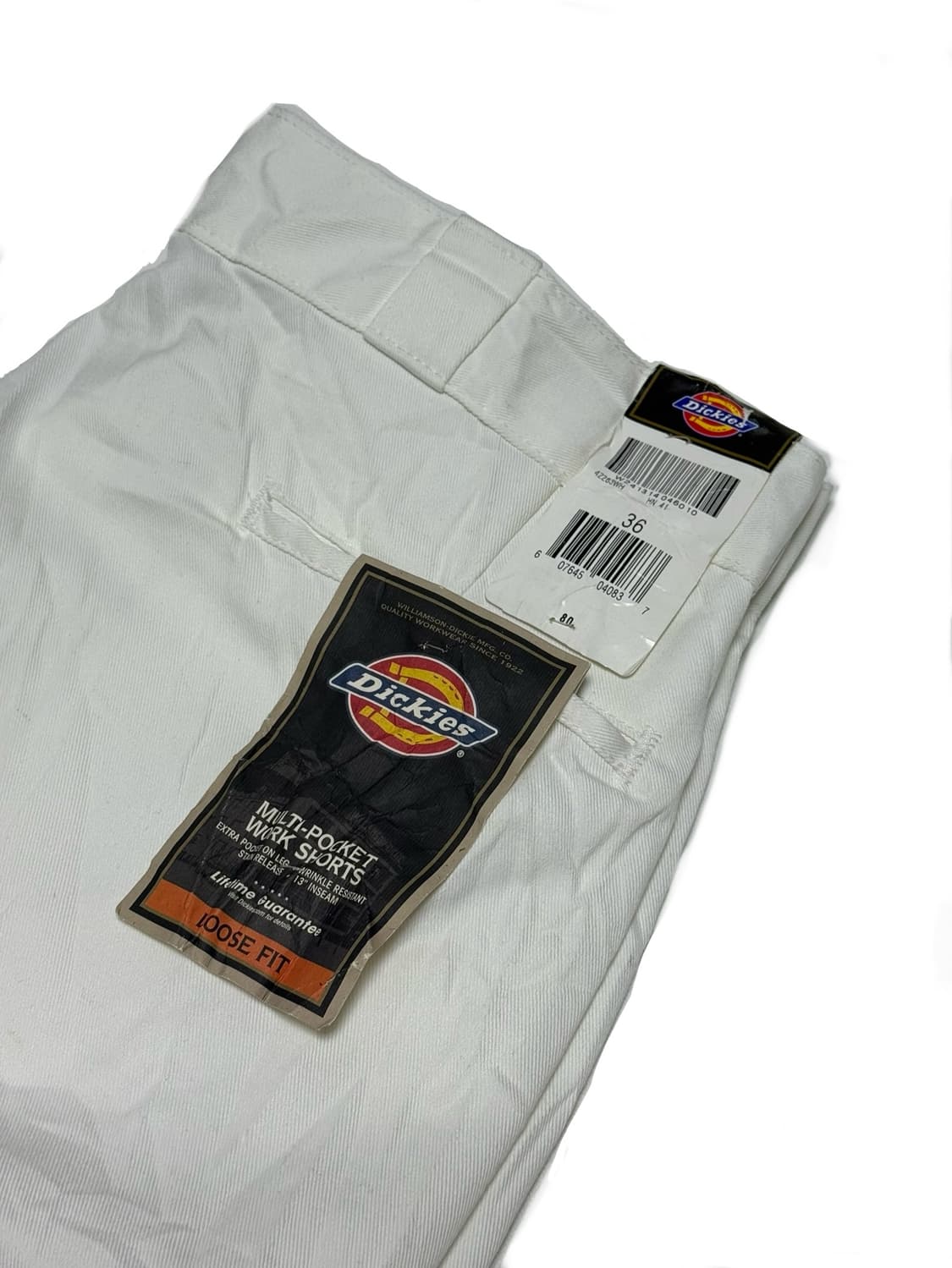 [데드스탁] 디키즈 버뮤다 팬츠 화이트 36 상품이미지2