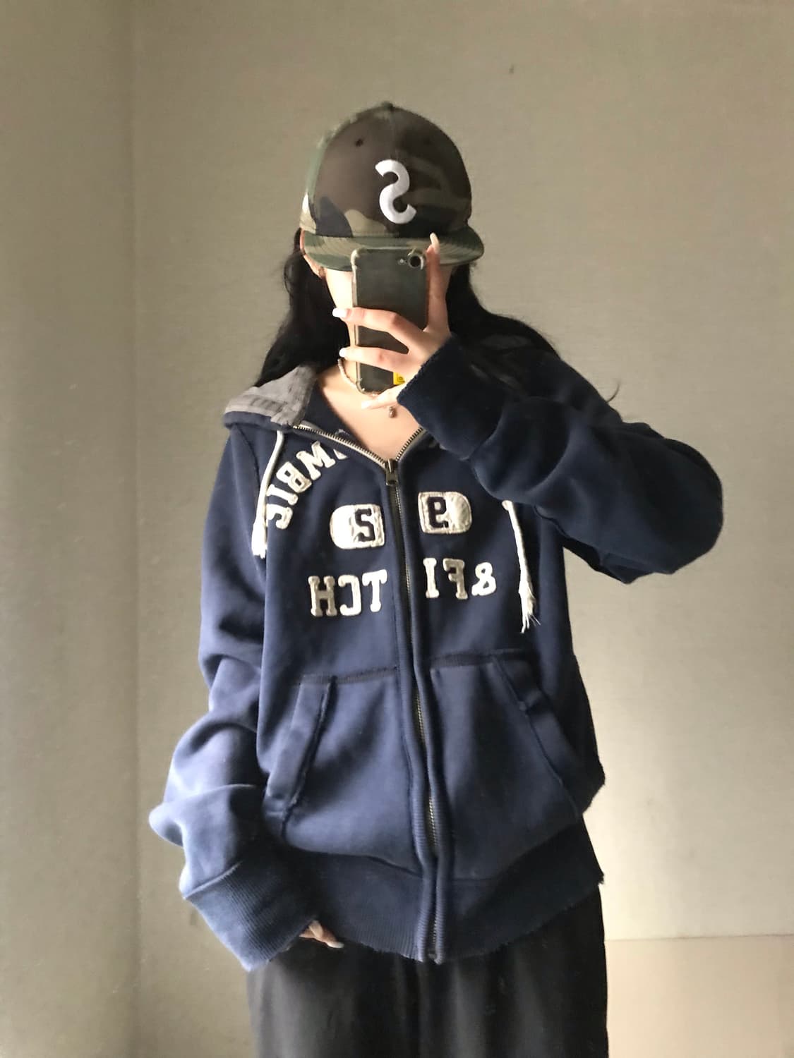 아베크롬비 네이비 후드집업 상품이미지2