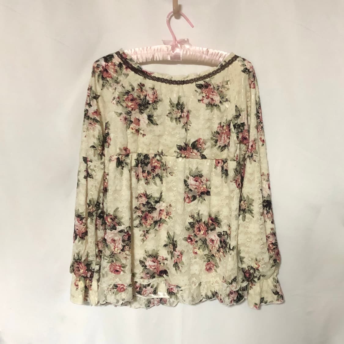 꽃무늬 레이스 블라우스  플로랄 상품이미지8