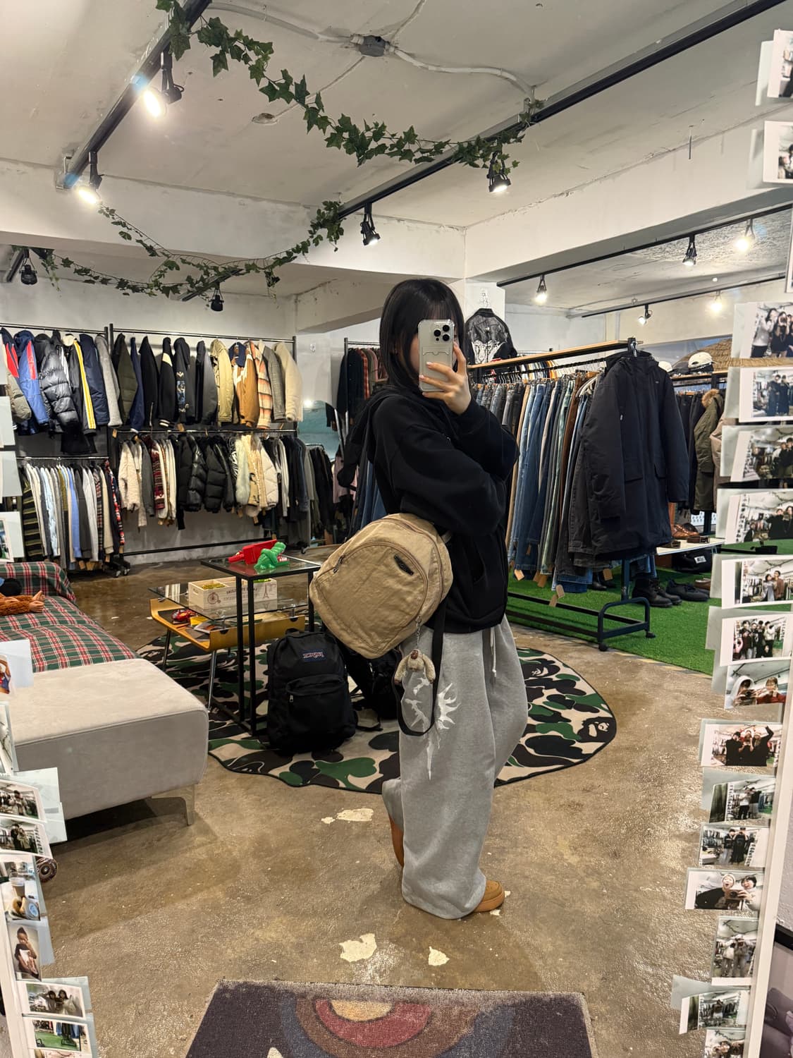 키플링 신형 미니 백팩 베이지 상품이미지9