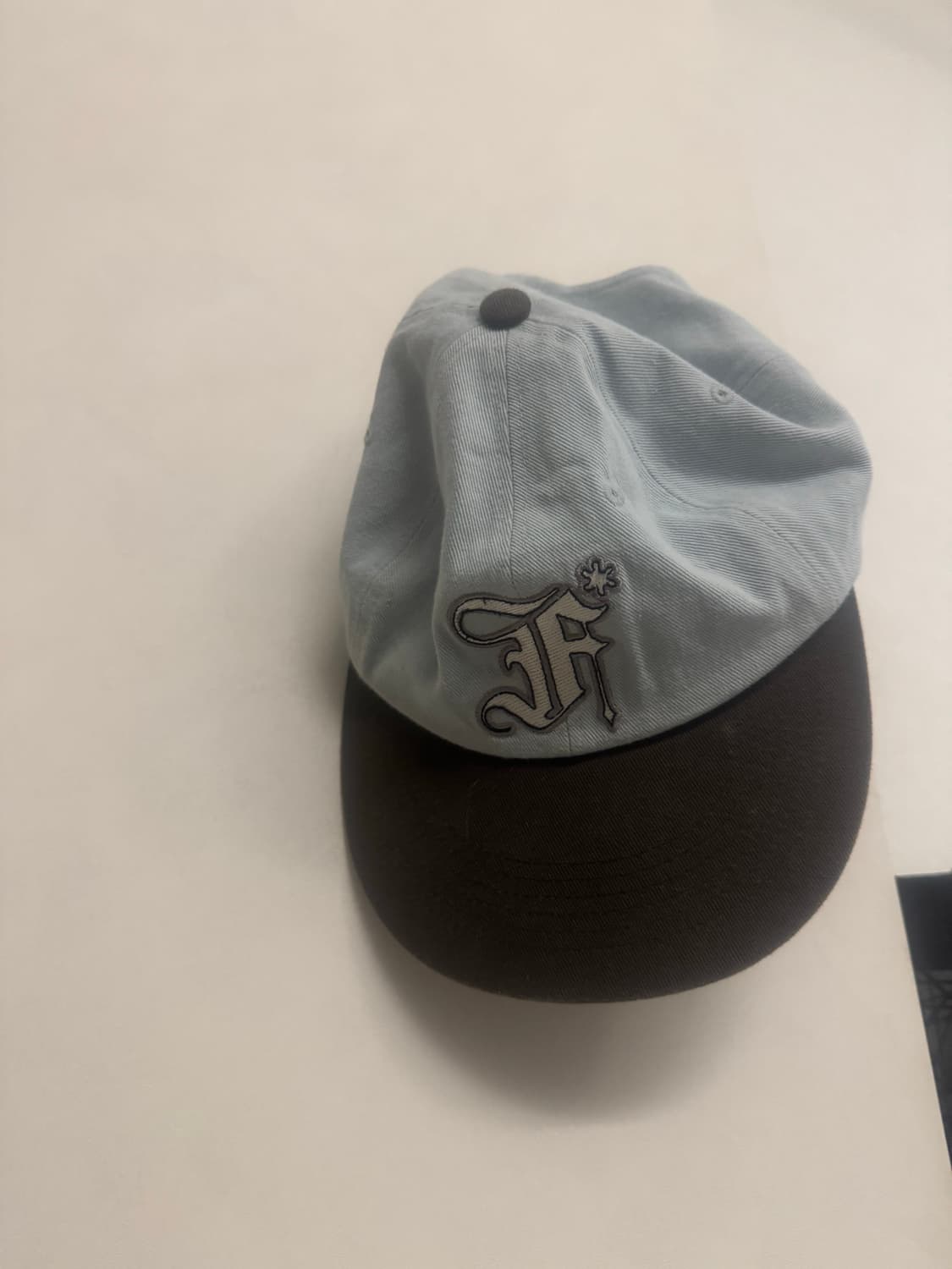 패슬 로고 워시드 캠프캡 스카이블루  상품이미지1