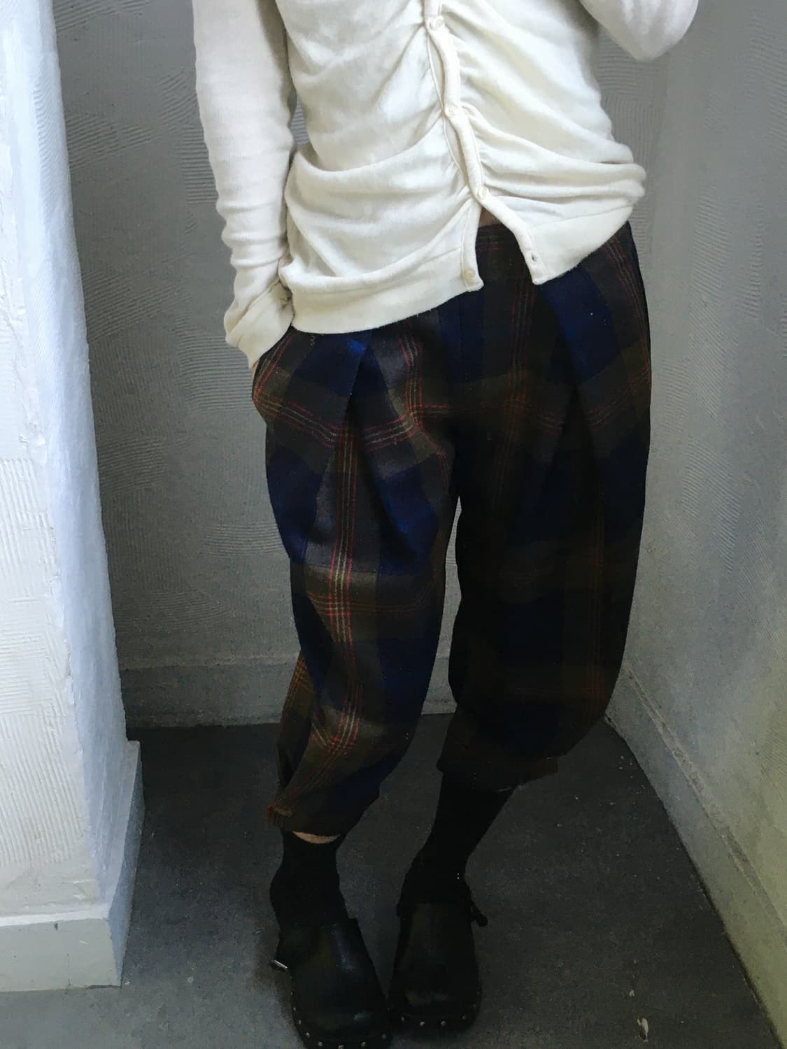 Vivienne Westwood 비비안웨스트우드 멀티 체크 위자드 팬츠  상품이미지1