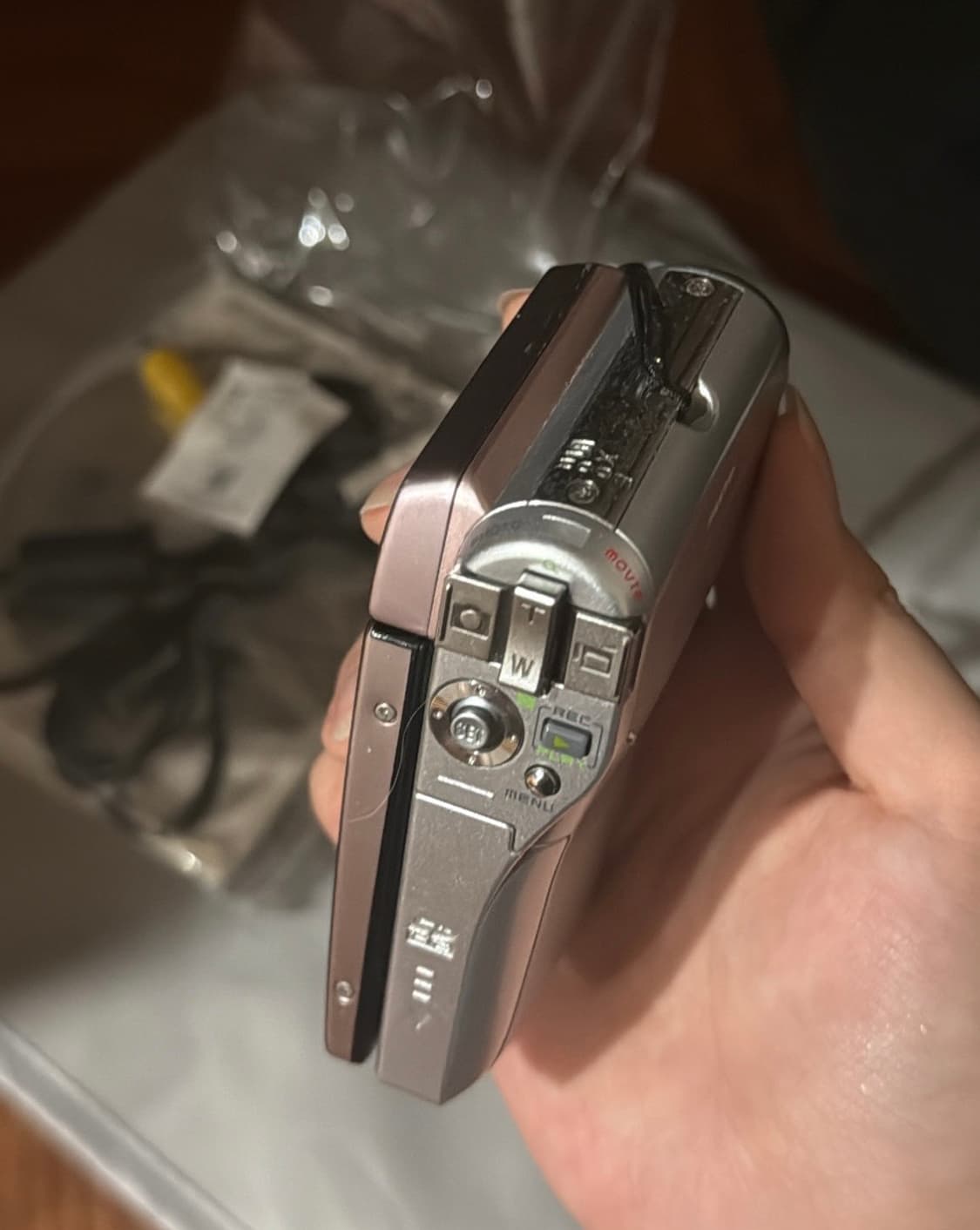 산요 작티 cg6 핑크 디카 캠코더 건타입 디지털카메라 상품이미지2