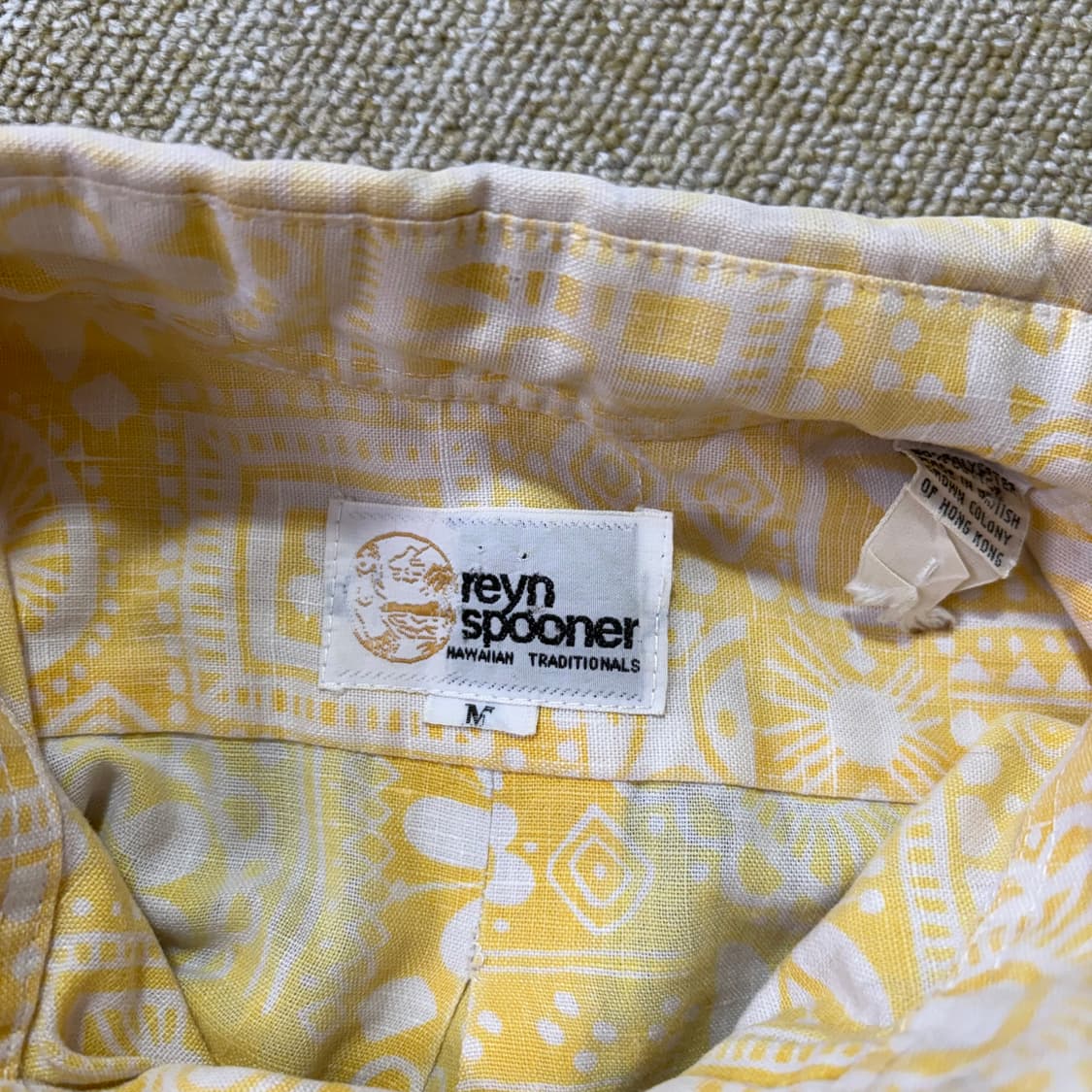 90s Reyn Spooner 빈티지 하와이안 셔츠(M) 상품이미지4