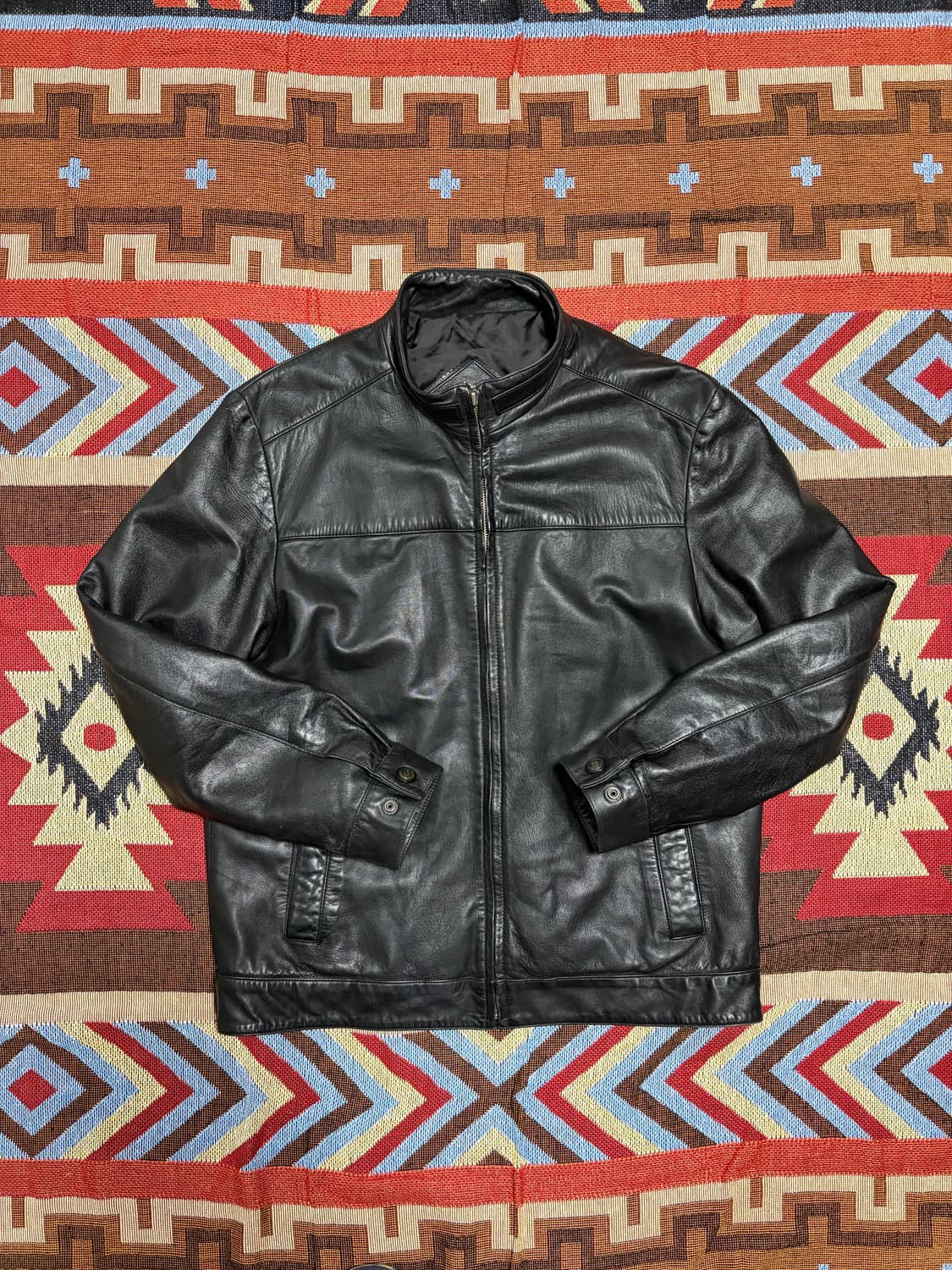 L) 00s 빈티지 램스킨 양가죽 자켓  상품이미지1