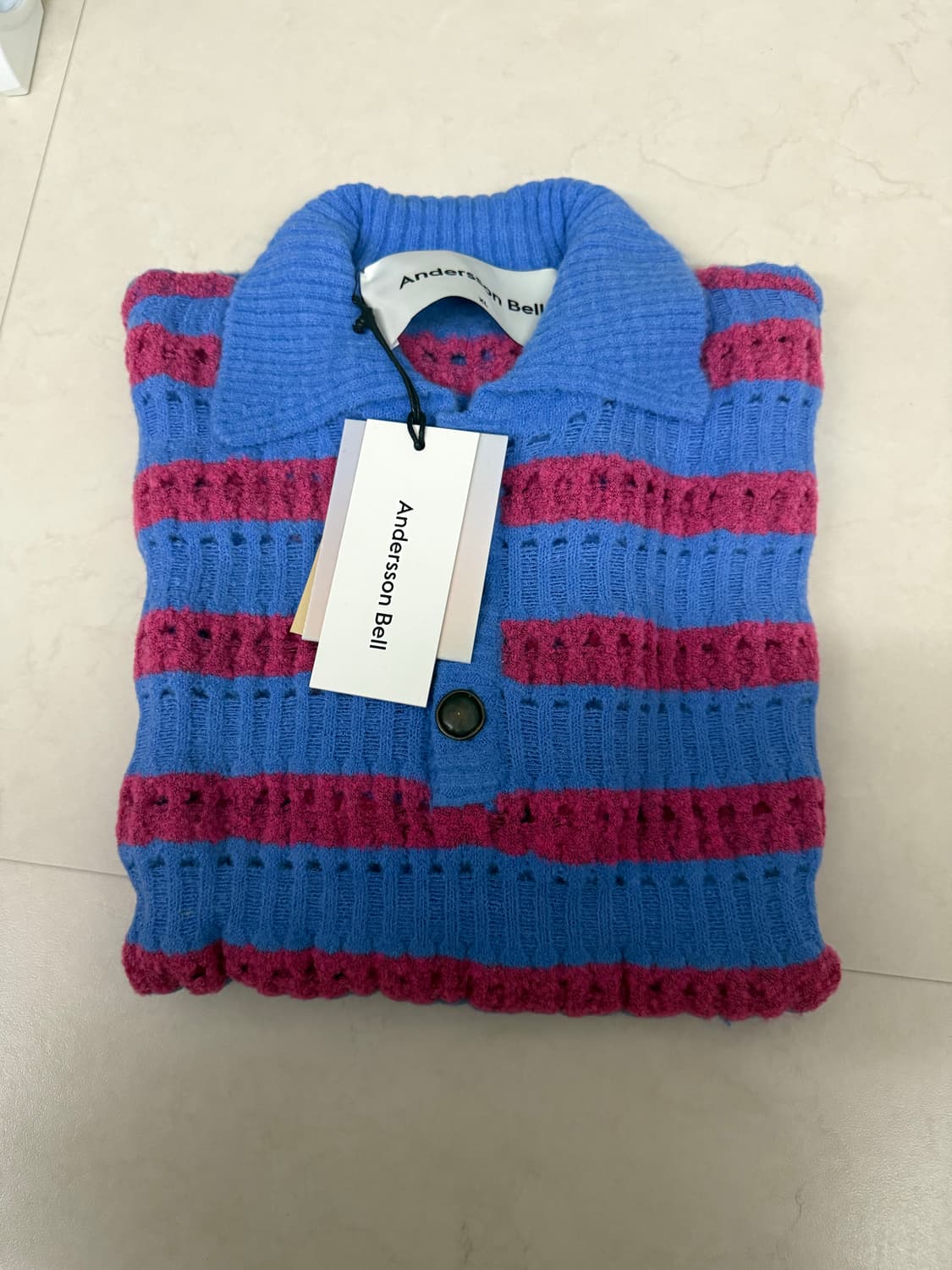 앤더슨벨 버블 폴로 니트 XL 상품이미지2