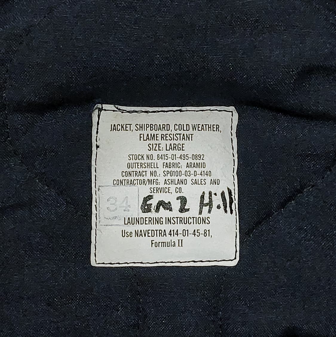 usn 쉽보드 지켓 콜드웨더 자켓 아라미드 L (105-110) 상품이미지8