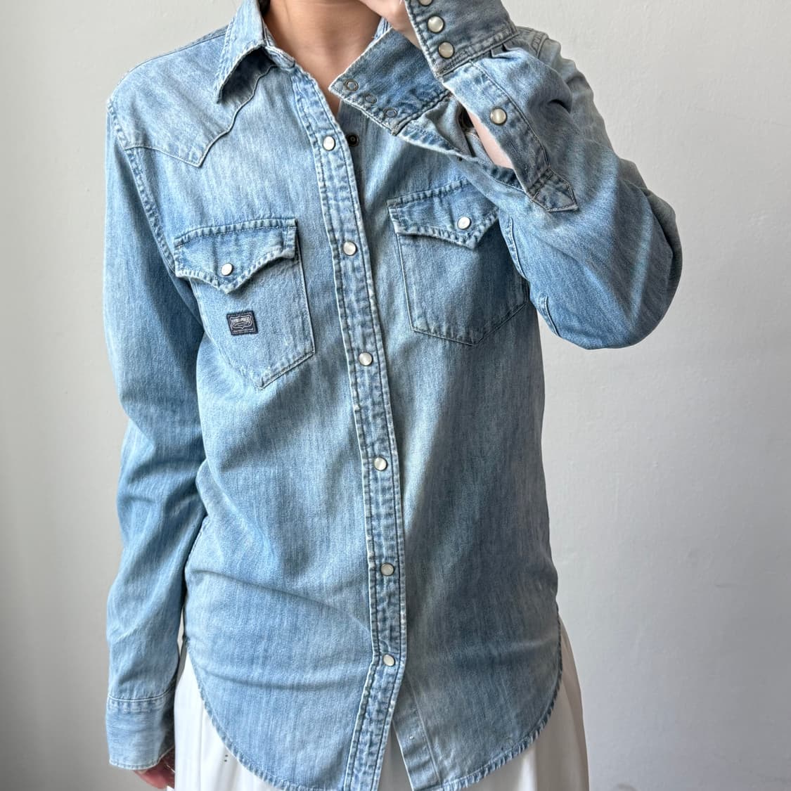 [S] 데님앤서플라이 인디언 데님 셔츠 상품이미지2