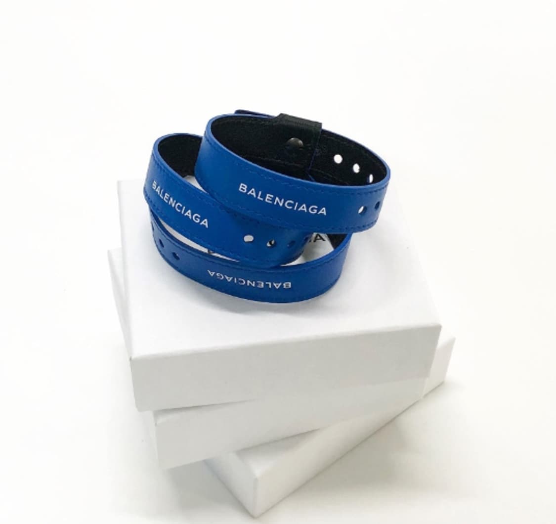 [OS] 발렌시아가 가죽 팔찌 레더 브레이슬릿 Balenciaga 상품이미지1