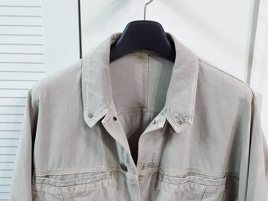 알레그리 오버핏 데님 트러커 청자켓 그레이 50 상품이미지2