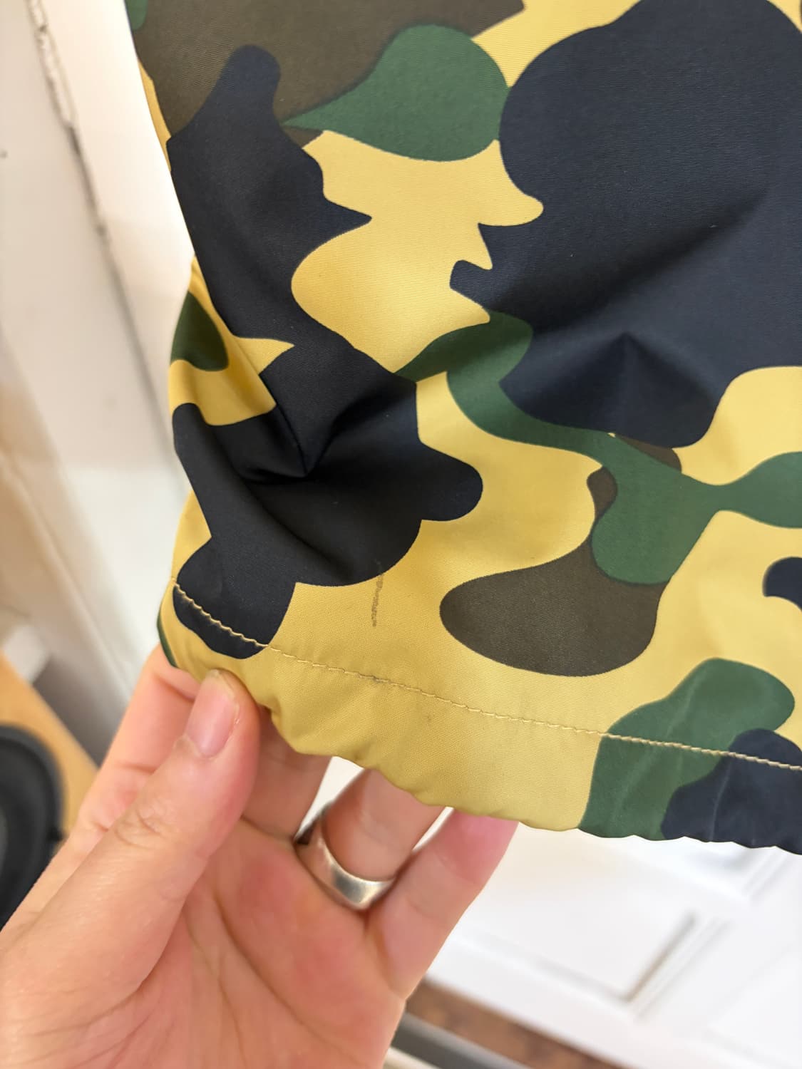 베이프 황계 카모 코치 자켓 바람막이 상품이미지6