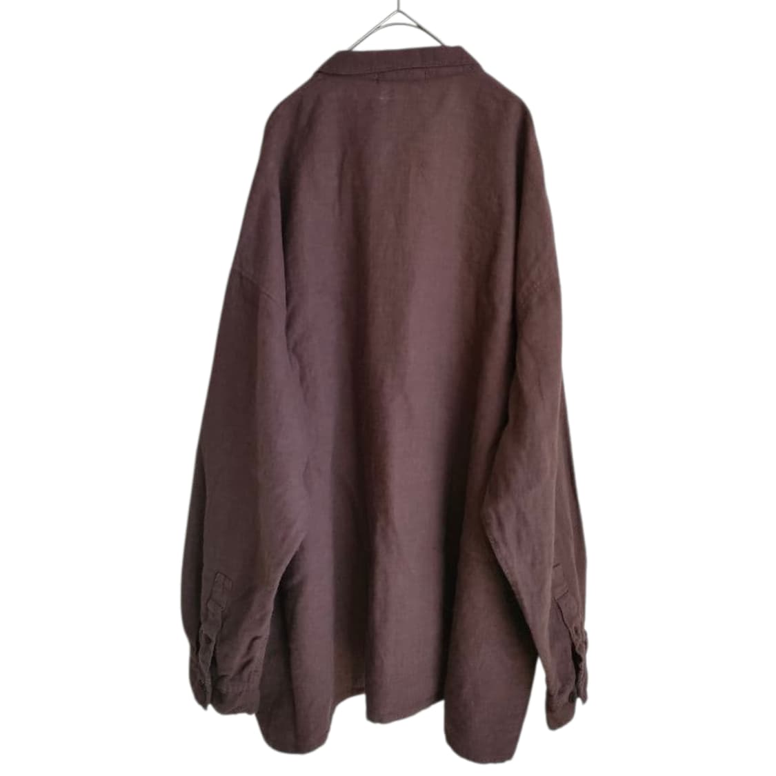 네스트로브컨팩트 브러쉬드 리넨 와이드 버기 셔츠 자켓 상품이미지4