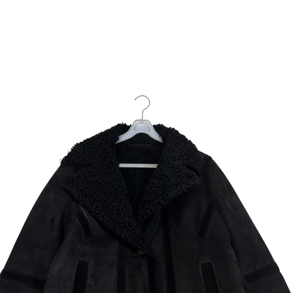 닐바렛 소가죽 무스탕 국내 백화점 택 상품이미지2